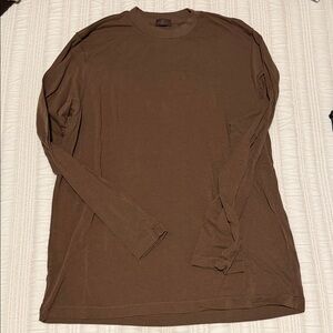 SKIMS Women's Brown Long Sleeve Tee